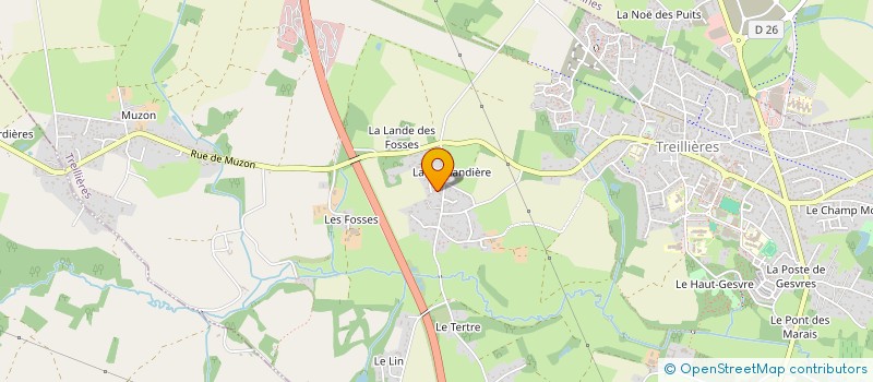 localisation de l'entreprise PAMANOMA  TREILLIERES