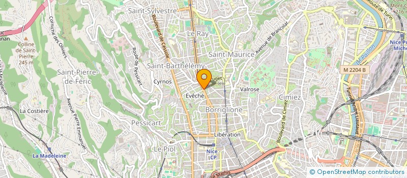 localisation de l'entreprise PAMANOU à NICE