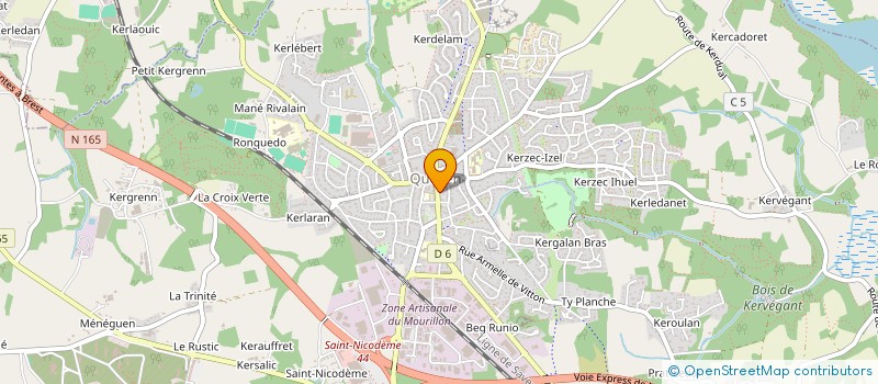 localisation de l'entreprise PAMARI  QUEVEN