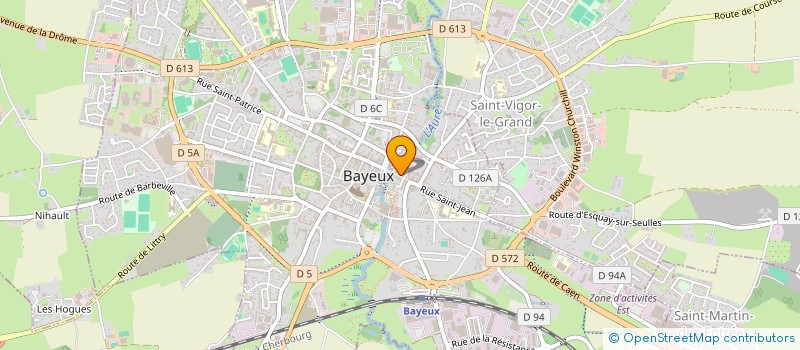 localisation de l'entreprise PAMASE à BAYEUX