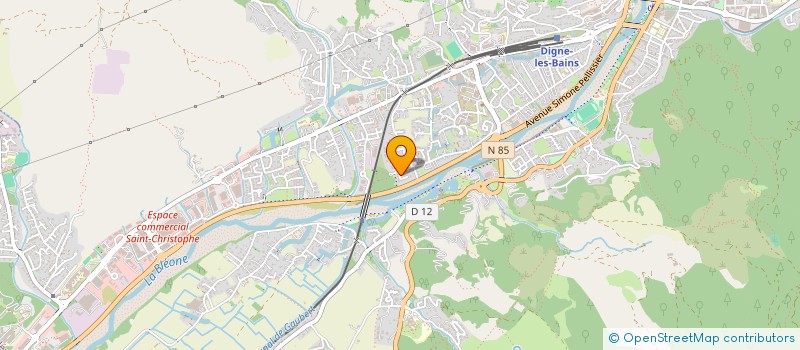localisation de l'entreprise PAMASOSAN à DIGNE-LES-BAINS