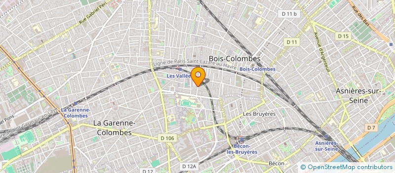 localisation de l'entreprise PAMATINA à BOIS-COLOMBES