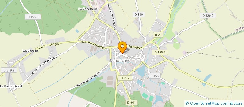 localisation de l'entreprise PAMATO à SENONCHES