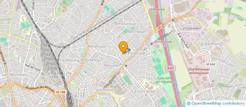 localisation de l'entreprise PAMAVIN à TOULOUSE