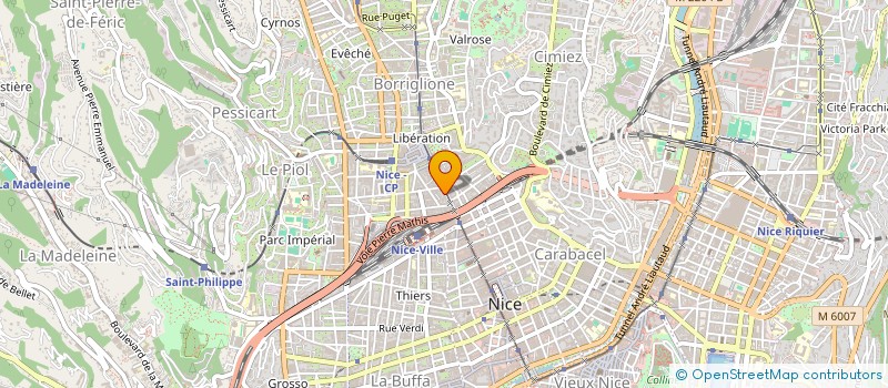 localisation de l'entreprise PAMAZUR à NICE