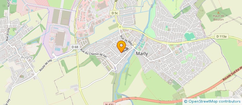 localisation de l'entreprise PAMB à MARLY