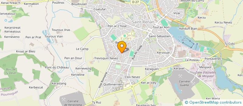 localisation de l'entreprise PAMB  SAINT-RENAN