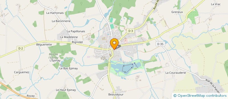 localisation de l'entreprise PAMC  PLESSE