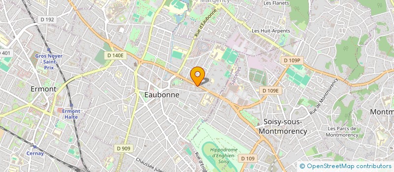 localisation de l'entreprise PAMCA - CHALEX à EAUBONNE