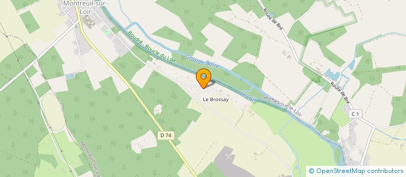 localisation de l'entreprise PAMCHA  MONTREUIL-SUR-LOIR