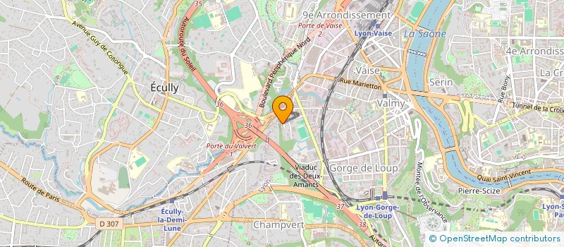 localisation de l'entreprise PAMCO  BAGE-DOMMARTIN