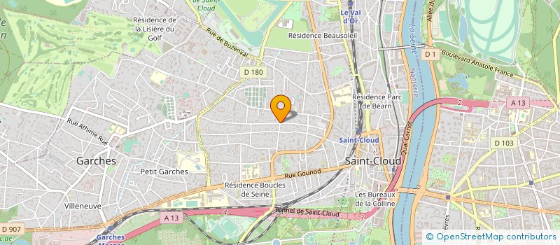 localisation de l'entreprise PAME à SAINT-CLOUD