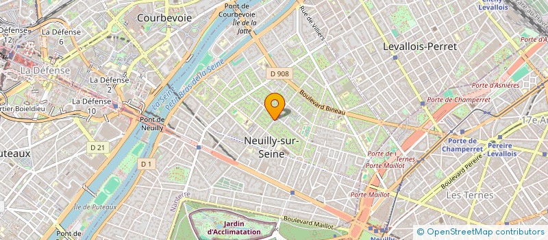 localisation de l'entreprise PAME à NEUILLY-SUR-SEINE