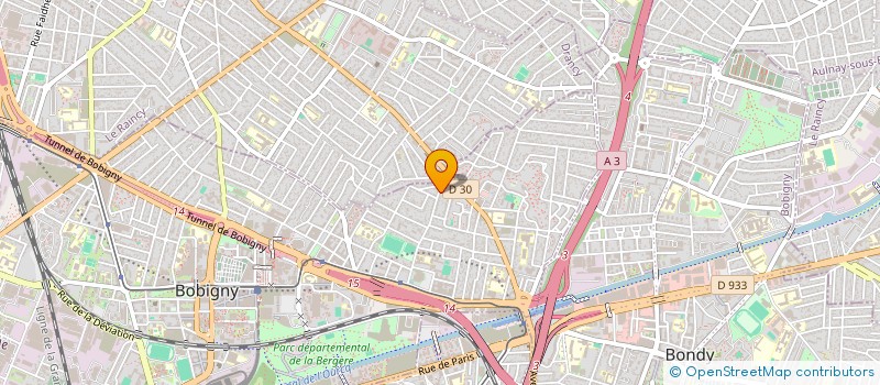 localisation de l'entreprise PAMEE  BOBIGNY