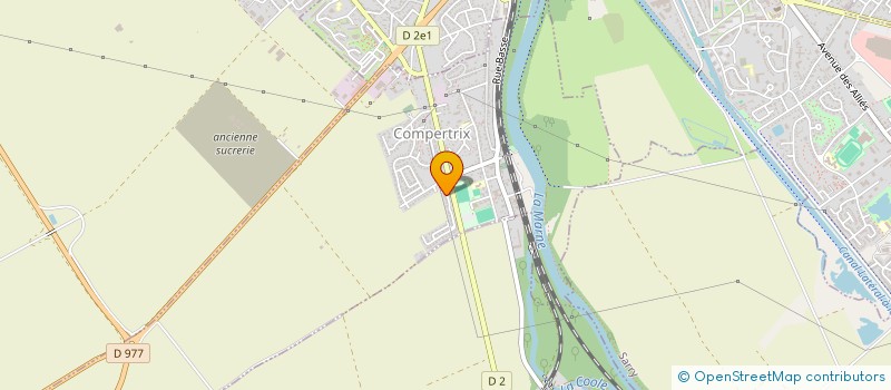 localisation de l'entreprise PAMEGA 2004  REIMS