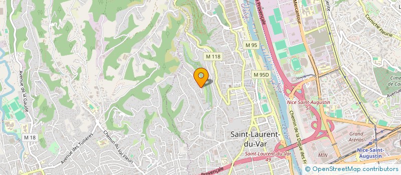 localisation de l'entreprise PAMF à SAINT-LAURENT-DU-VAR