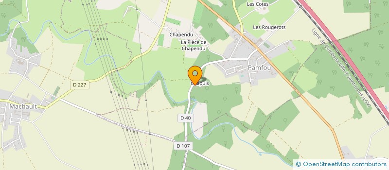 localisation de l'entreprise PAMFOU DRESSAGE  PAMFOU