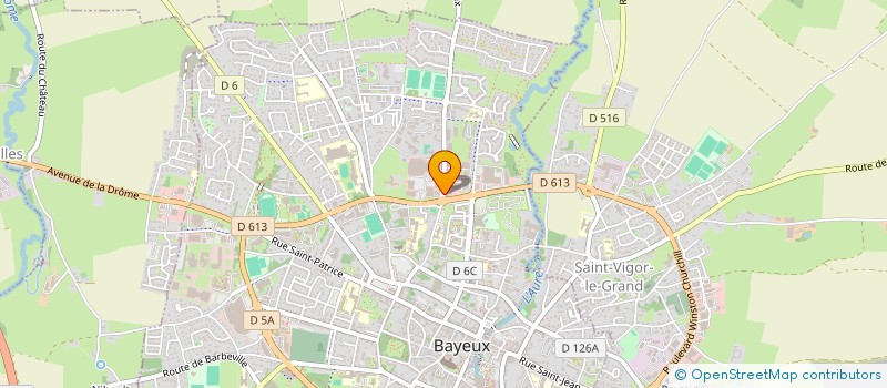 localisation de l'entreprise PAMGACH à BAYEUX