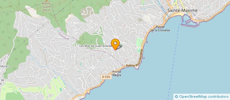 localisation de l'entreprise PAMI à SAINTE-MAXIME