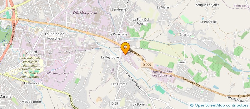 localisation de l'entreprise PAMI PROTECTION ET AMELIORATION DE LA MAISON INDIVIDUELLE  CAMBON