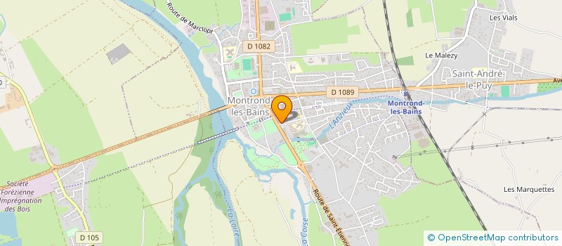 localisation de l'entreprise PAMIE  MONTROND-LES-BAINS