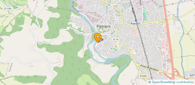 localisation de l'entreprise PAMIERS-ECHECS à PAMIERS