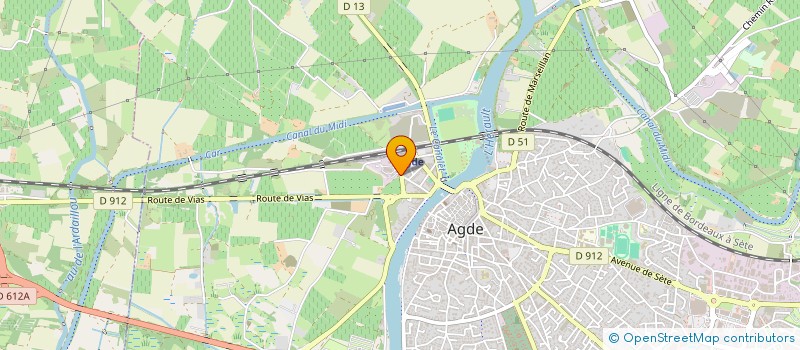 localisation de l'entreprise PAMILACAN  AGDE