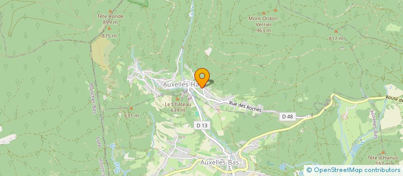 localisation de l'entreprise PAMINA  AUXELLES-HAUT