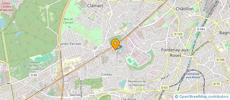 localisation de l'entreprise PAMKO à CLAMART