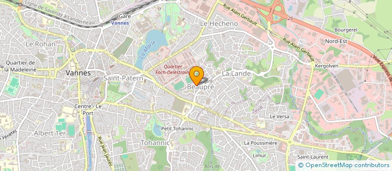 localisation de l'entreprise PAML à VANNES