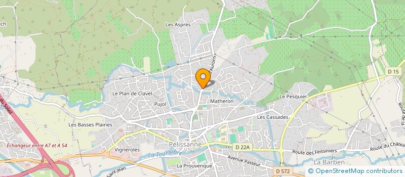 localisation de l'entreprise PAMLEC  PELISSANNE