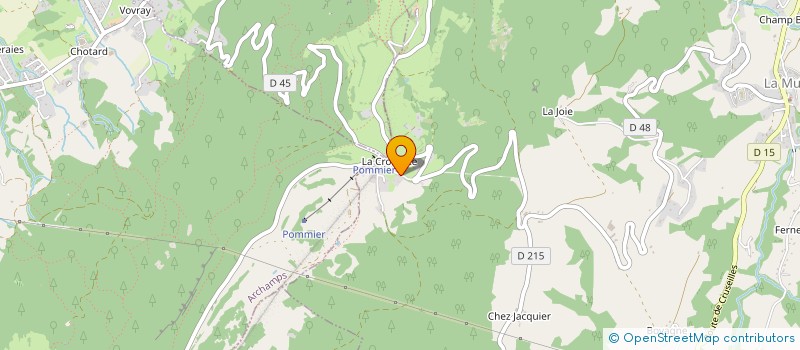 localisation de l'entreprise PAMM  LA MURAZ