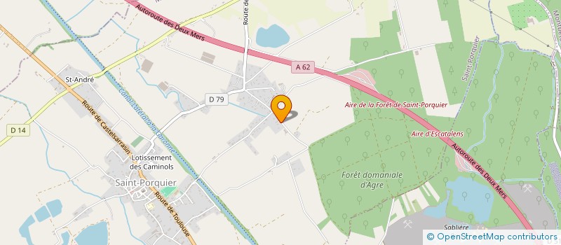 localisation de l'entreprise PAMM  SAINT-PORQUIER