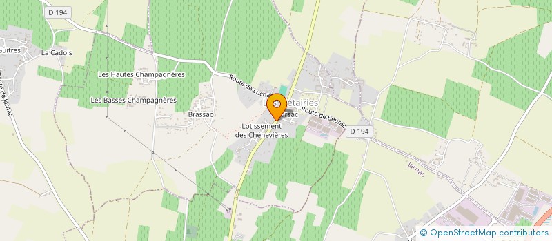 localisation de l'entreprise PAMODIS à FOUSSIGNAC