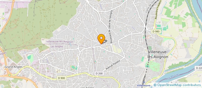 localisation de l'entreprise PAMOGEST  VILLENEUVE-LES-AVIGNON