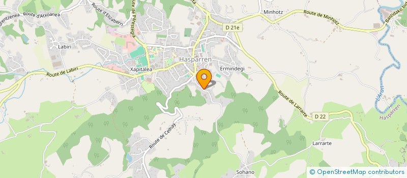 localisation de l'entreprise PAMP à HASPARREN