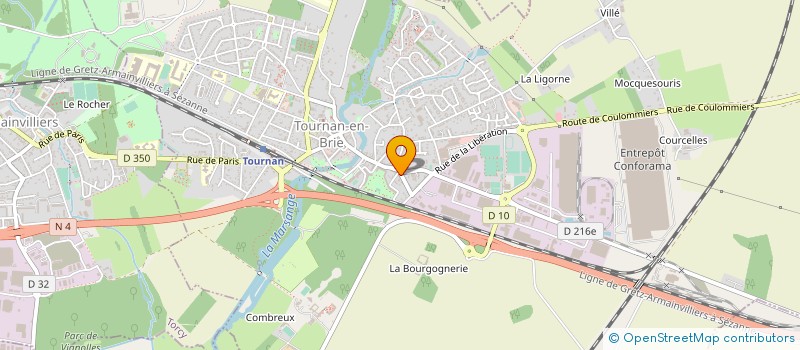 localisation de l'entreprise PAMP à LIVERDY-EN-BRIE