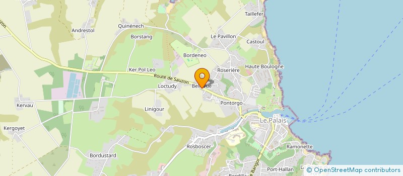 localisation de l'entreprise PAMPA  LE PALAIS