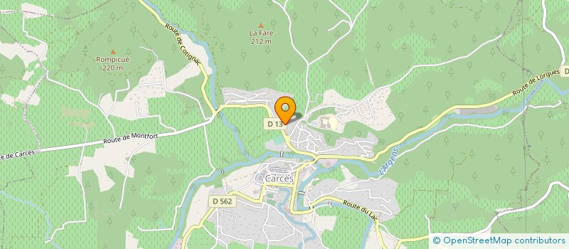 localisation de l'entreprise PAMPARIGOUSTO  SILLANS-LA-CASCADE