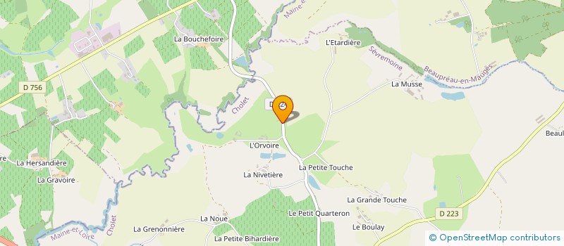 localisation de l'entreprise PAMPAVAL à SEVREMOINE