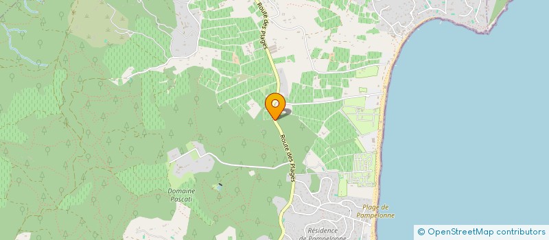 localisation de l'entreprise PAMPELONNE DISTRIBUTIONS  RAMATUELLE