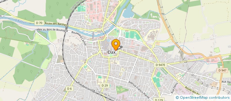 localisation de l'entreprise PAMPELUNE CAFE  DAX