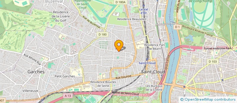 localisation de l'entreprise PAMPERO à SAINT-CLOUD