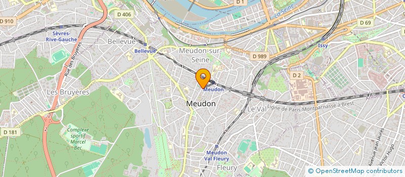 localisation de l'entreprise PAMPIMMO à MEUDON