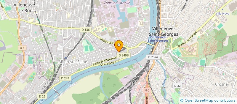 localisation de l'entreprise PAMPINELLA à VILLENEUVE-LE-ROI