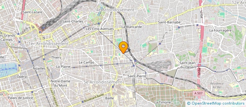 localisation de l'entreprise PAMPLEGINE à MARSEILLE 4EME