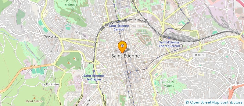 localisation de l'entreprise PAMPLEMOUSSE à SAINT-ETIENNE