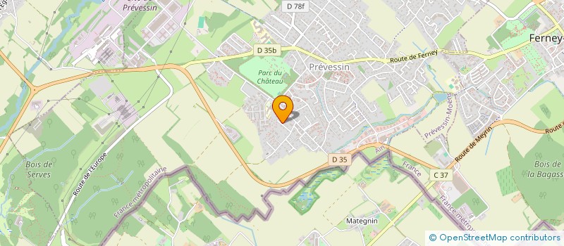 localisation de l'entreprise PAMPLEMOUSSE à PREVESSIN-MOENS