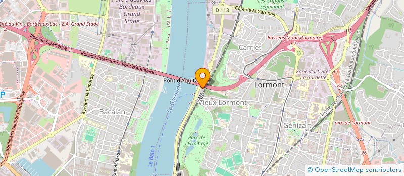 localisation de l'entreprise PAMPSEL  LORMONT