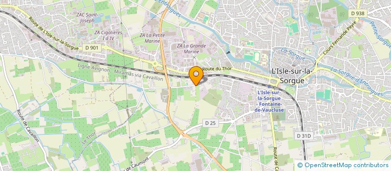 localisation de l'entreprise PAMPY HOME  L'ISLE-SUR-LA-SORGUE